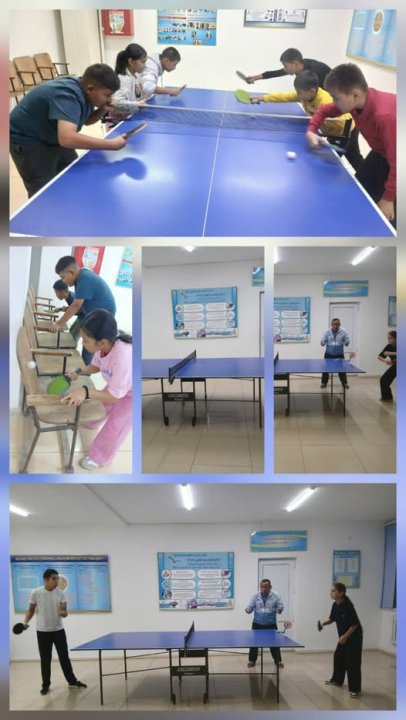 «Үстел теннис» үйірмесі жұмысы