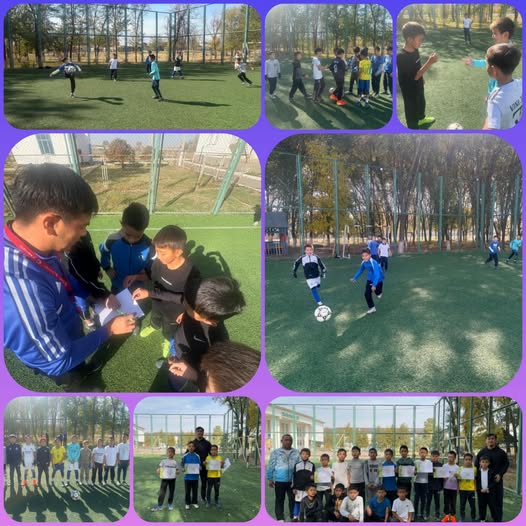 5-6 сынып білім алушылар арасында футбол спорт түрінен мектепішілік кезеңі