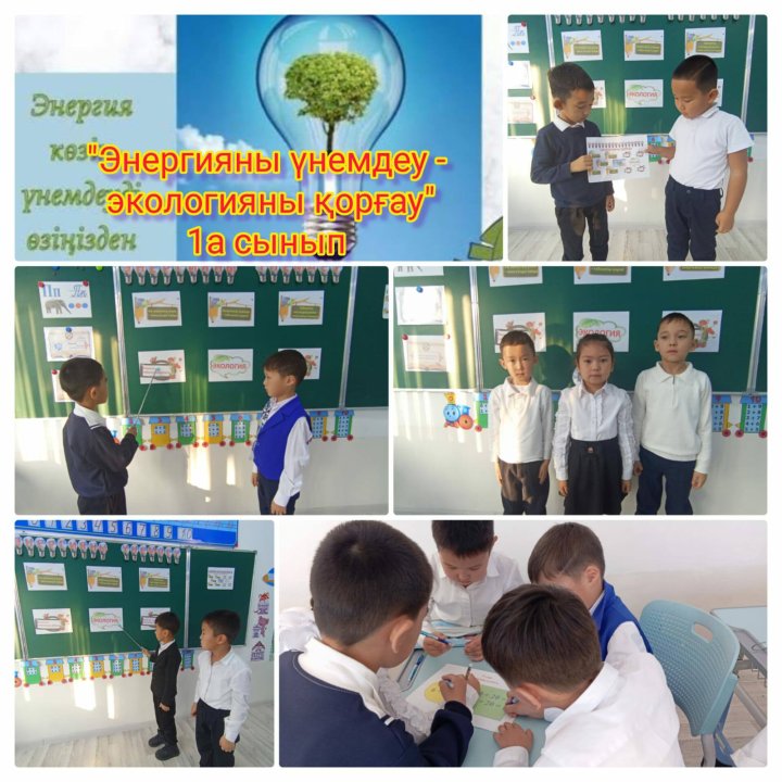 «Энергияны үнемдеу – экологияны қорғау», "Суды, тамақты, энергияны үнемді тұтыну" тақырыбында тәрбие сағаттары