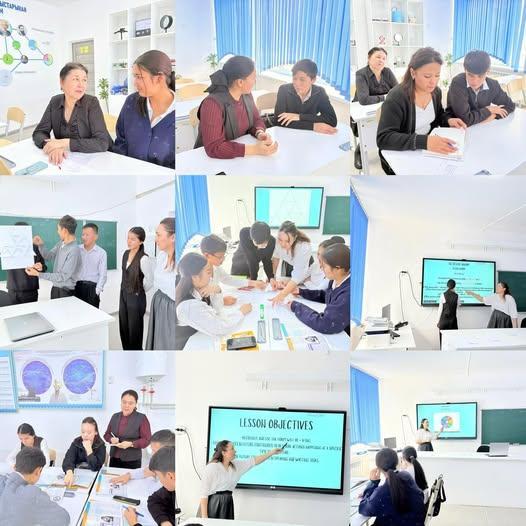 Lesson Study жоспарына сәйкес 9 «Ә» сыныбында “Language Focus. Future Continuous” тақырыбында ашық сабақ