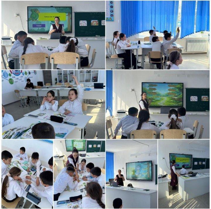 4-сыныпта ағылшын тілі пәнінен  «A day at Almaty zoo» тақырыбында ашық сабақ